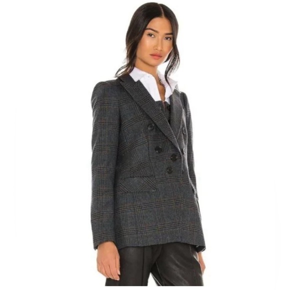 Veronica Beard Yareli Dickey Jacket in Navy Multi - Picture 4 of 9